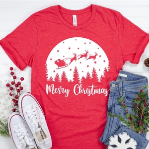 Weihnachtsshirt, Merry Christmas, Weihnachtsmannshirt, Weihnachtsparty Shirt, Süßes Weihnachtsshirt, Weihnachtsshirt, Mama Weihnachtsshirt, Weihnachtsshirt
