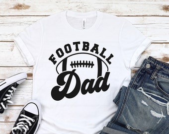 Football Dad T-Shirt, Sports Dad Shirt,  Football Shirt For Dad, Men's Football Shirt, Football Shirt For Him, Sports Gift, Fathers Day Gift