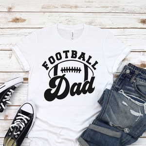 Football Dad T-Shirt, Sports Dad Shirt,  Football Shirt For Dad, Men&#39;s Football Shirt, Football Shirt For Him, Sports Gift, Fathers Day Gift