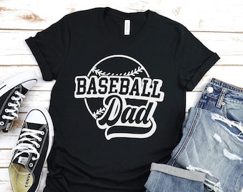 Baseball Dad T-Shirt, Sports Dad Shirt,  Baseball Shirt For Dad, Men's Baseball Shirt, Baseball Shirt For Him, Sports Gift, Fathers Day Gift