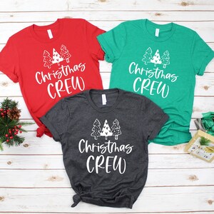 Matching Family Christmas Shirts, Christmas Crew, Matching Christmas T Shirts, Christmas T Shirts For Family, Cute Christmas Shirts