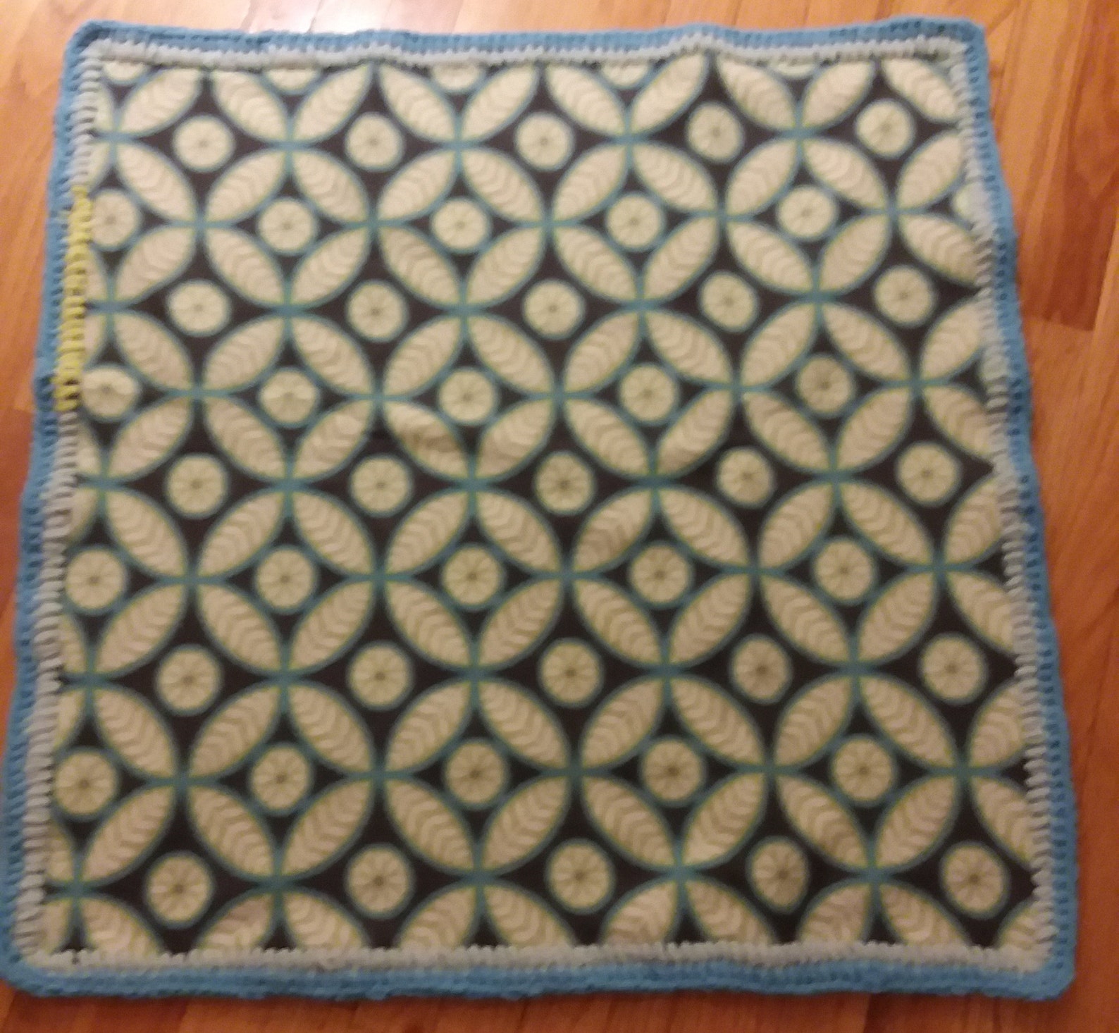 Polar Fleece Blanket With Crochet Edge Etsy