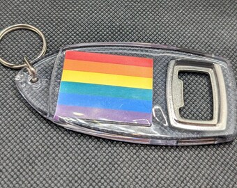 Rainbow, keyring, magnet, Badge, Bottle Opener or Gift set