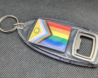 Progress Intersex Pride, keyring , Badge, Magnet, Bottle Opener or Gift Set