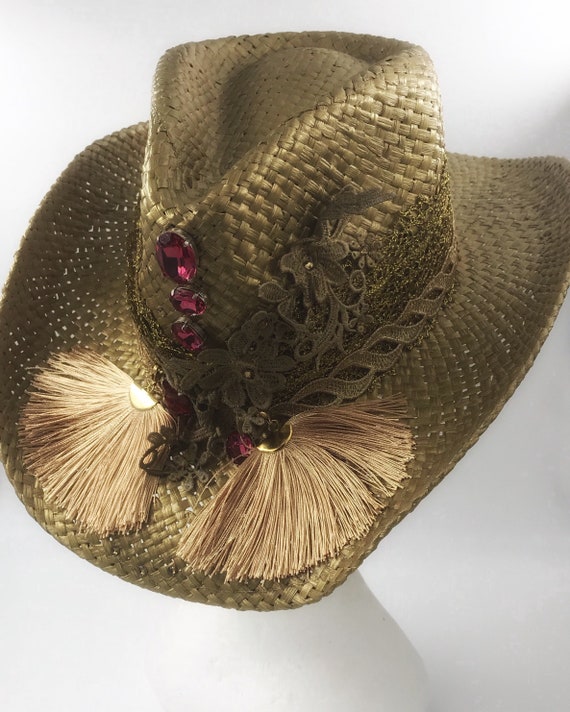 Cowboy Gold Hat Gold Festival Party 