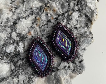 Handmade || beaded earrings || unique || boho inspired