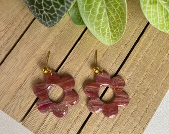 Handmade || Polymer clay earrings || Unique design jewelry