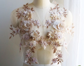 floral lace applique
