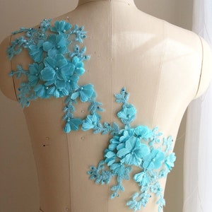 Aqua butterfly floral embroidered dress hotsell