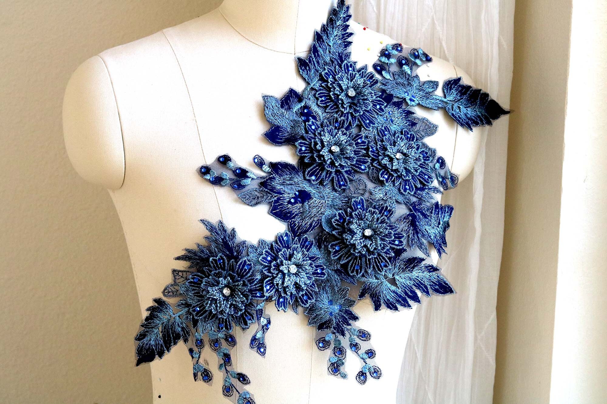 chinese dress ladies The Avery Dress in Navy Baroque Floral 8 / Navy Baroque Floral