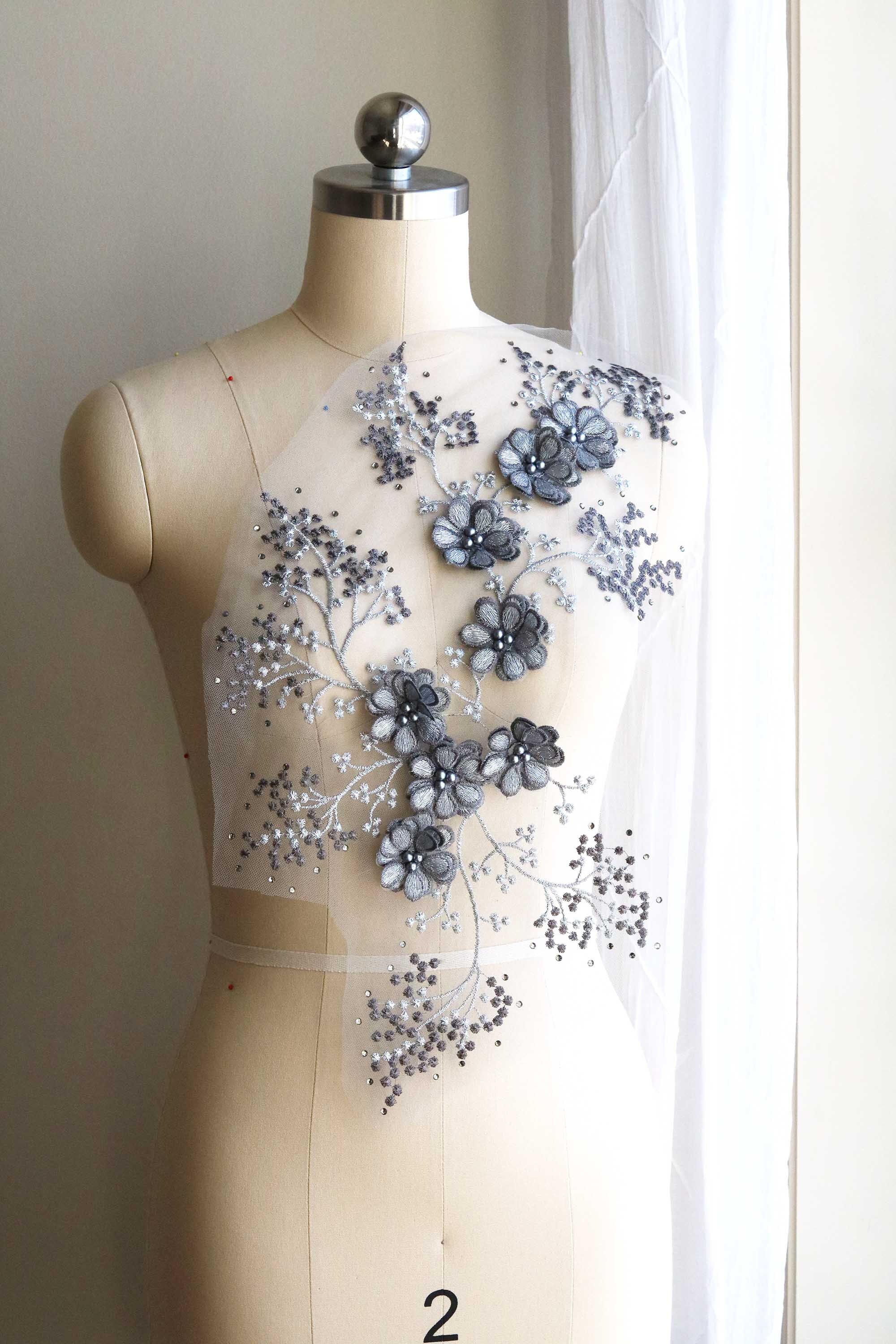 beaded handkerchief dress 1980s Silk Beaded Jacket/Mini-Dress - M main image 0