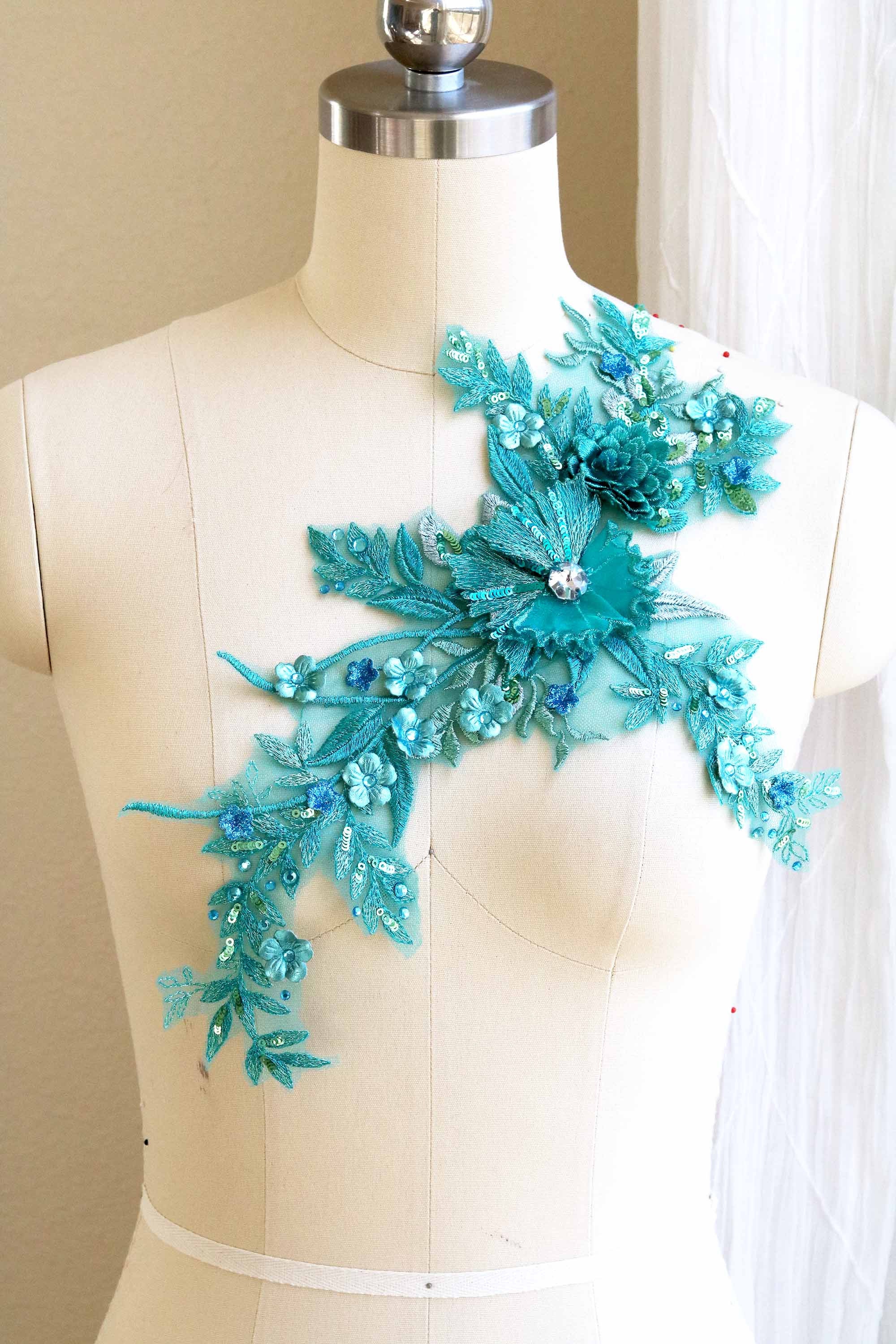 Teal and Gold Dress - Etsy