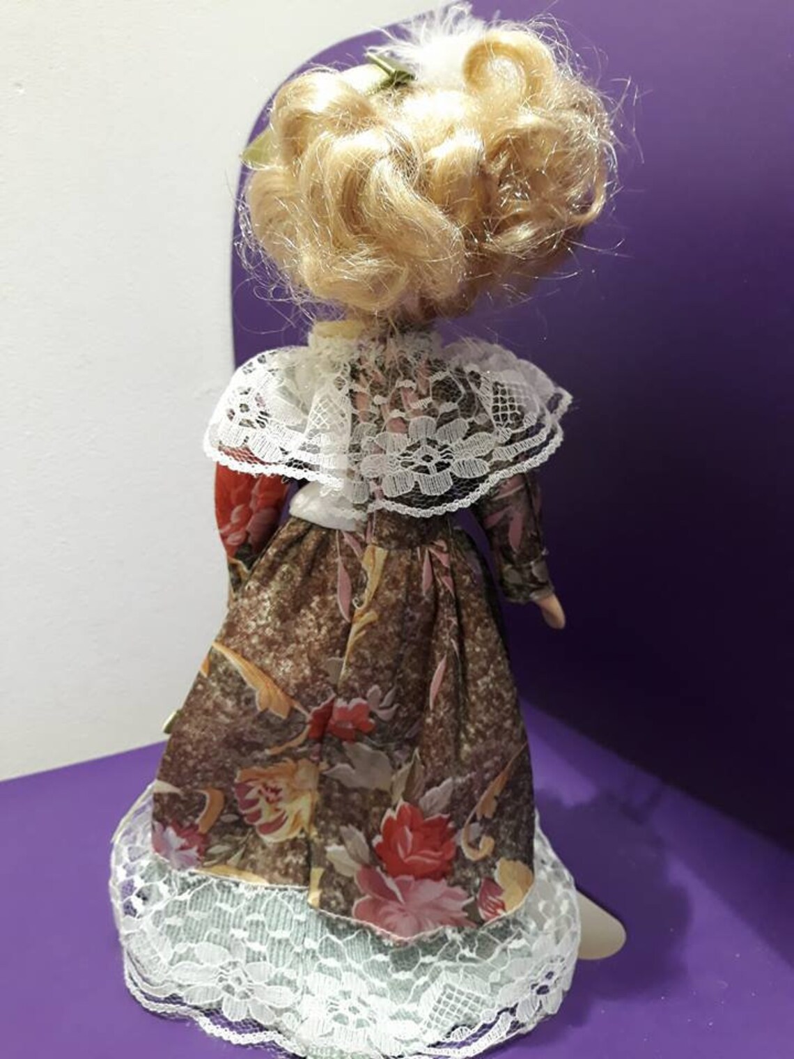 Vintage Porcelain Doll for Collectors, 12 Inches, 80's Etsy