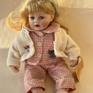 Charming Limited Edition Porcelain Doll - rf Collection Germany (1990s)