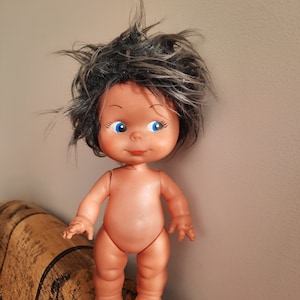 Vintage Italian FIBA Doll from 60s / Moveable Head and Limbs / Made in Italy / Vinyl Face / Plastic Body