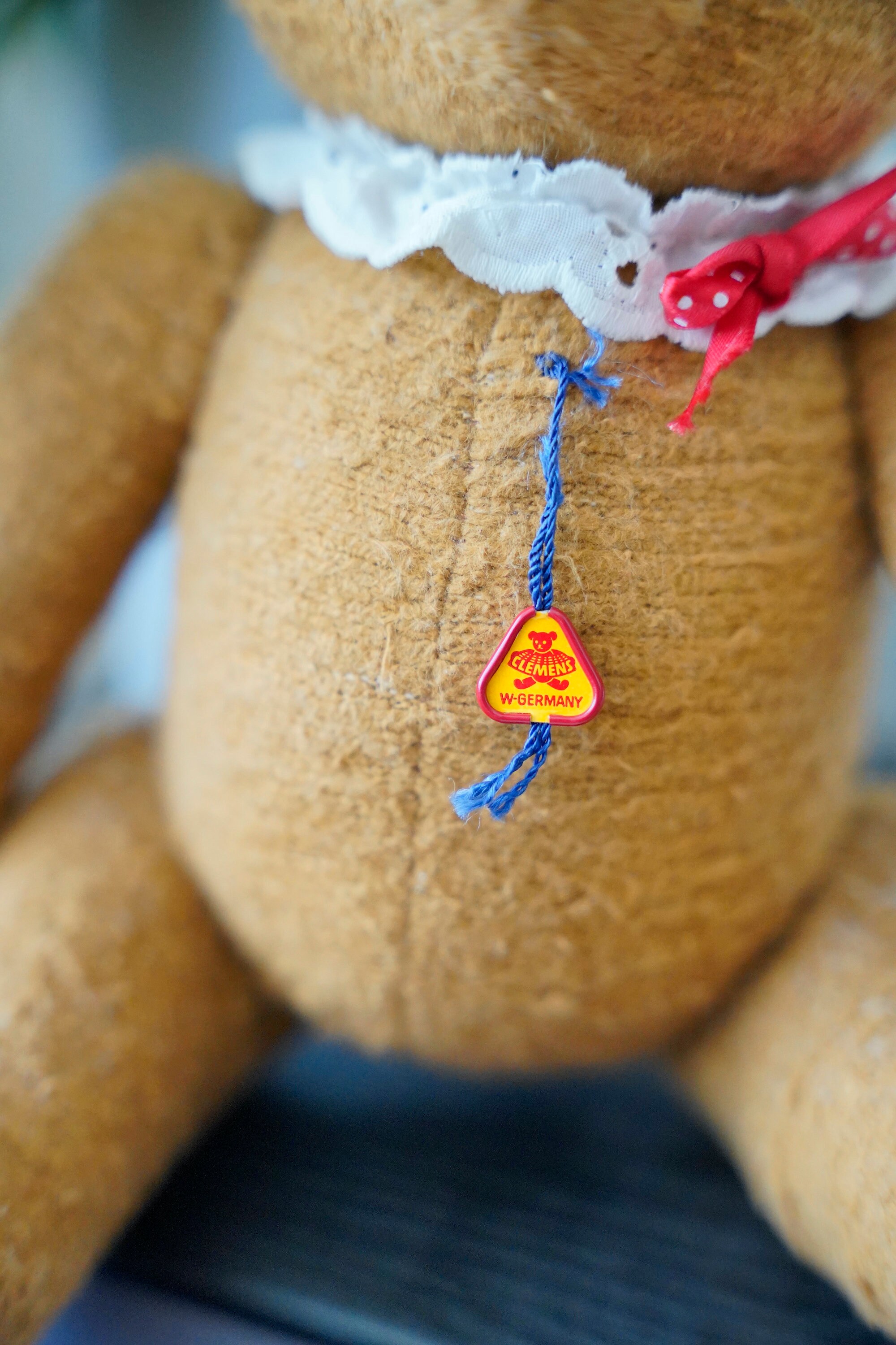 Antique German Teddy Bear Clemens Spieltiere With Original Tag 11