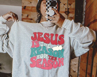 Christmas DTF Jesus Is The Reason For The Season DTF TRANSFER Ready To Press | Direct To Film | Cold Peel Transfer 5765
