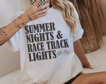 Racing Nights DTF TRANSFER Direct To Film Ready To Press Cold Peel 2759