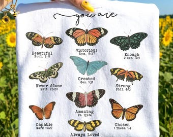 You Are DTF TRANSFER Direct To Film Ready To Press Cold Peel 5875