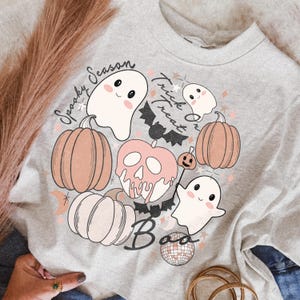 Spooky Season Trick Or Treat Boo DTF TRANSFER | Ready To Press | Direct To Film | Cold Peel Transfer 5717