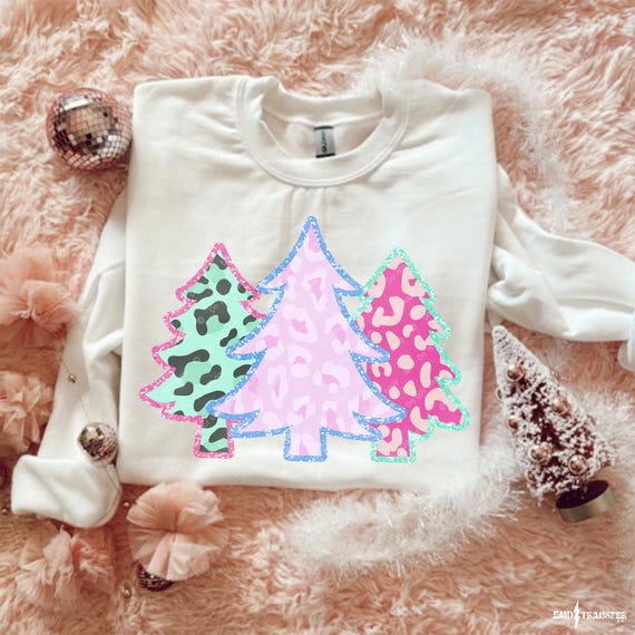 Christmas DTF Leopard Christmas Tress DTF TRANSFER Ready To Press | Snow Globe Direct To Film | Cold Peel Transfer 6516