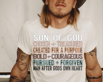Son Of God DTF TRANSFER Direct To Film Ready To Press Cold Peel 2601