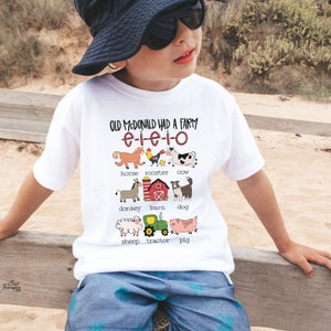 Farm Kids Old Had A Farm DTF TRANSFER Direct To Film Ready To Press Cold Peel 5773