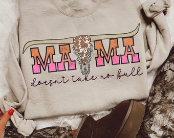 Mama Western DTF TRANSFER | Ready To Press | Direct To Film | Cold Peel Transfer 8178