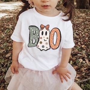 Halloween Boo Ghost DTF TRANSFER | Ready To Press | Direct To Film | Cold Peel Transfer 4623