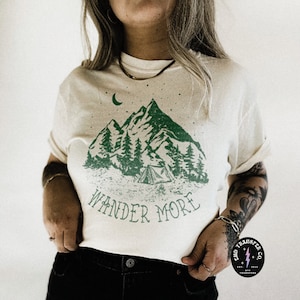 Wander More DTF Outdoors Hiking DTF TRANSFER Ready To Press | Direct To Film | Cold Peel Transfer 4246