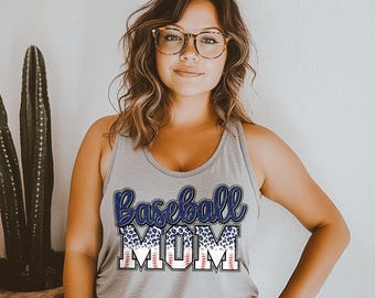 Baseball Mom DTF TRANSFER Direct To Film Ready To Press Cold Peel Transfer 4281