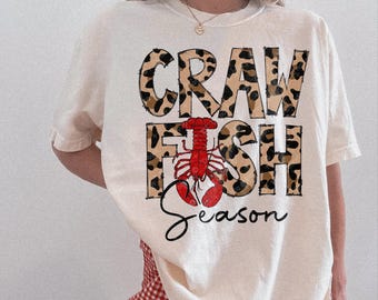 Crawfish Season DTF TRANSFER | Ready To Press | Direct To Film | Cold Peel Transfer 1323