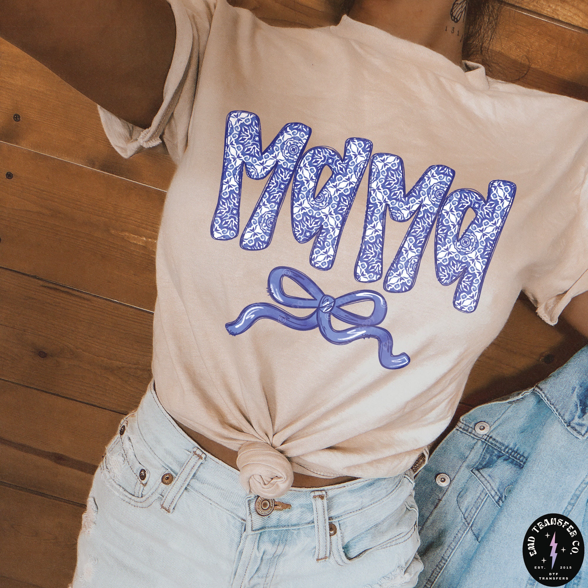 Mama Bow DTF TRANSFER | Ready to Press | Direct to Film | Cold Peel ...