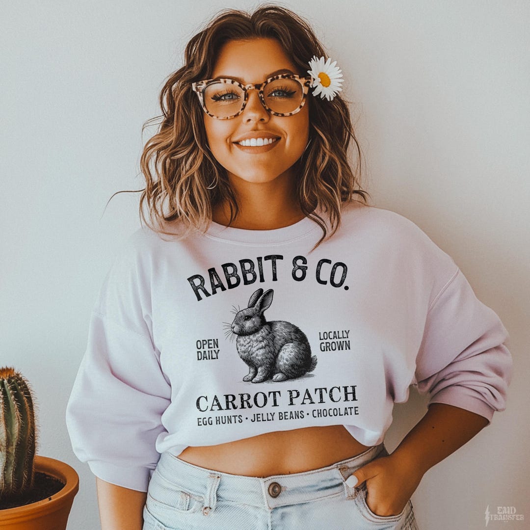 Easter DTF Rabbit and Co. DTF TRANSFER Direct to Film Ready to Press ...