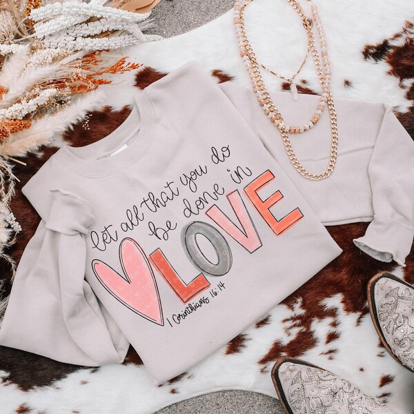 Bible Verse Love Valentines DTF TRANSFER | Valentine's Day dtf Ready To Press | Direct To Film | Cold Peel Transfer 6650
