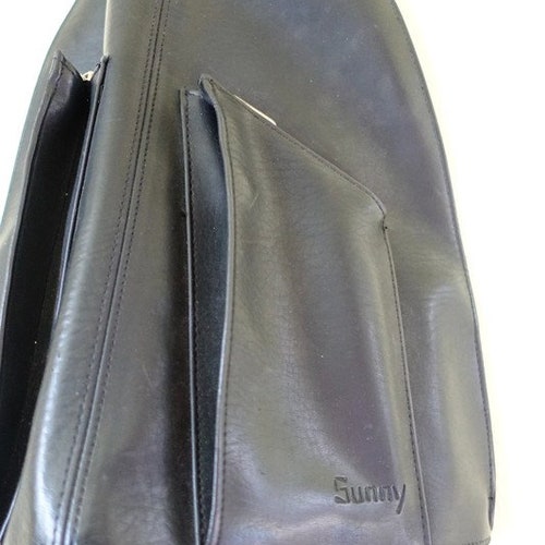 80s shops black backpack