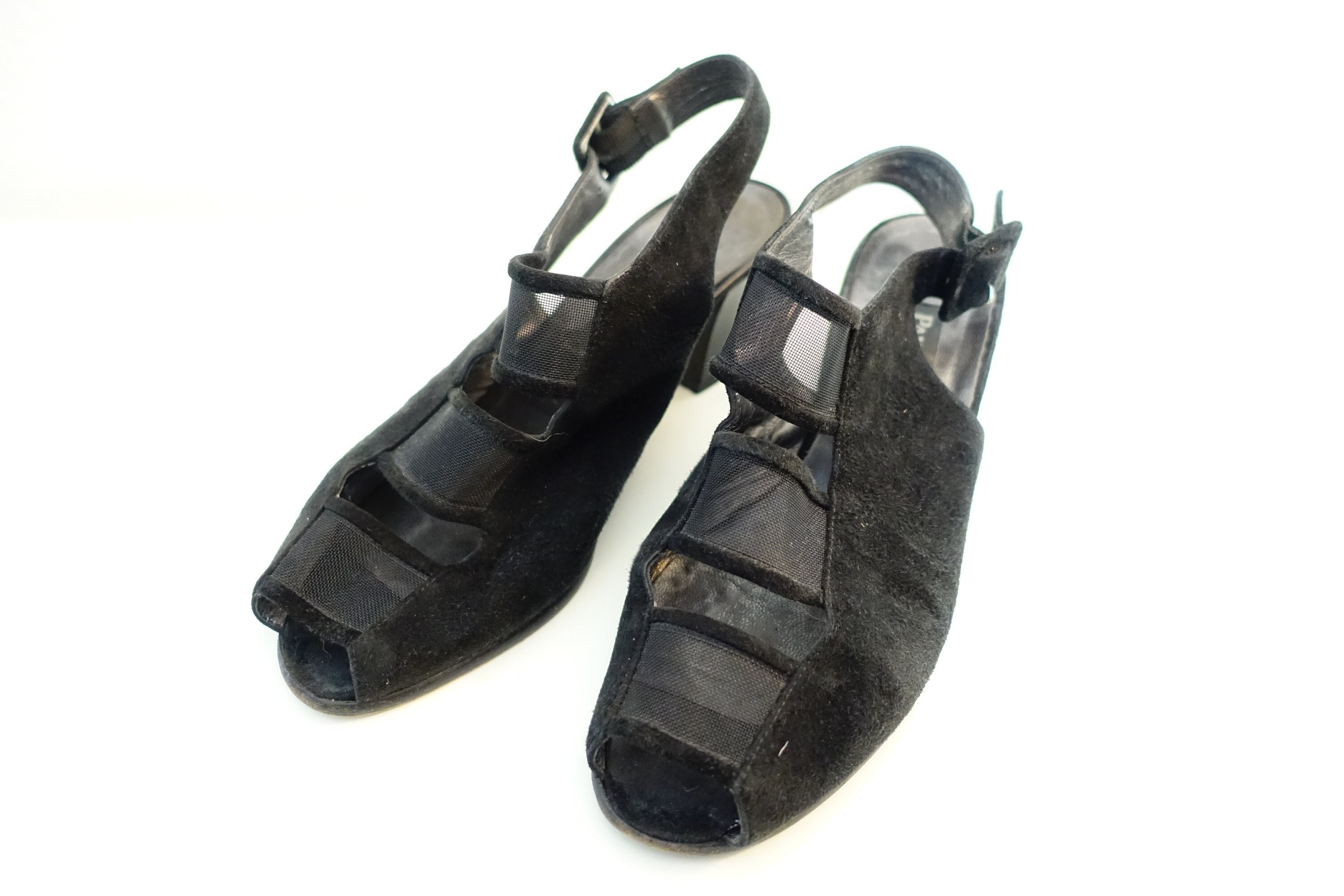 Mystique BLACK Patent Leather Gladiator Sandal w Gold Studs! 7