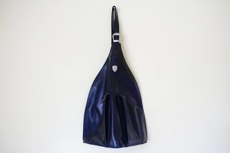80s shops black backpack