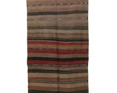 4x10 Blanket Handmade Zemmour Berber Carpet Moroccan Rugs Ethnic Style Interior Design Brown Earth colors Berber Carpet Bohemian Boho Decor