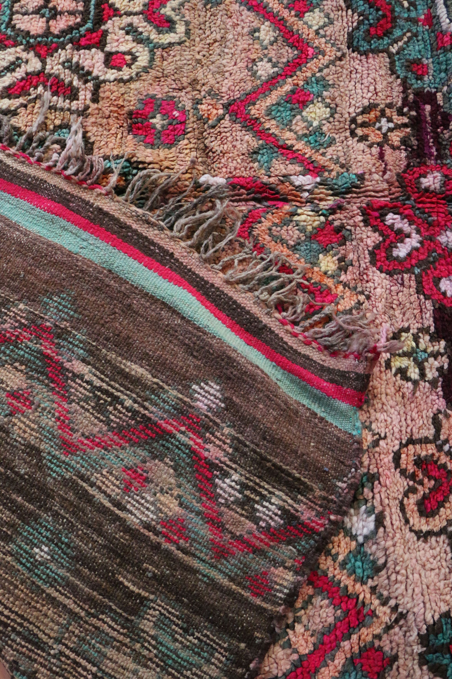 Handmade Moroccan Carpet Boujad Moroccan Carpet 6x9 feet Etsy