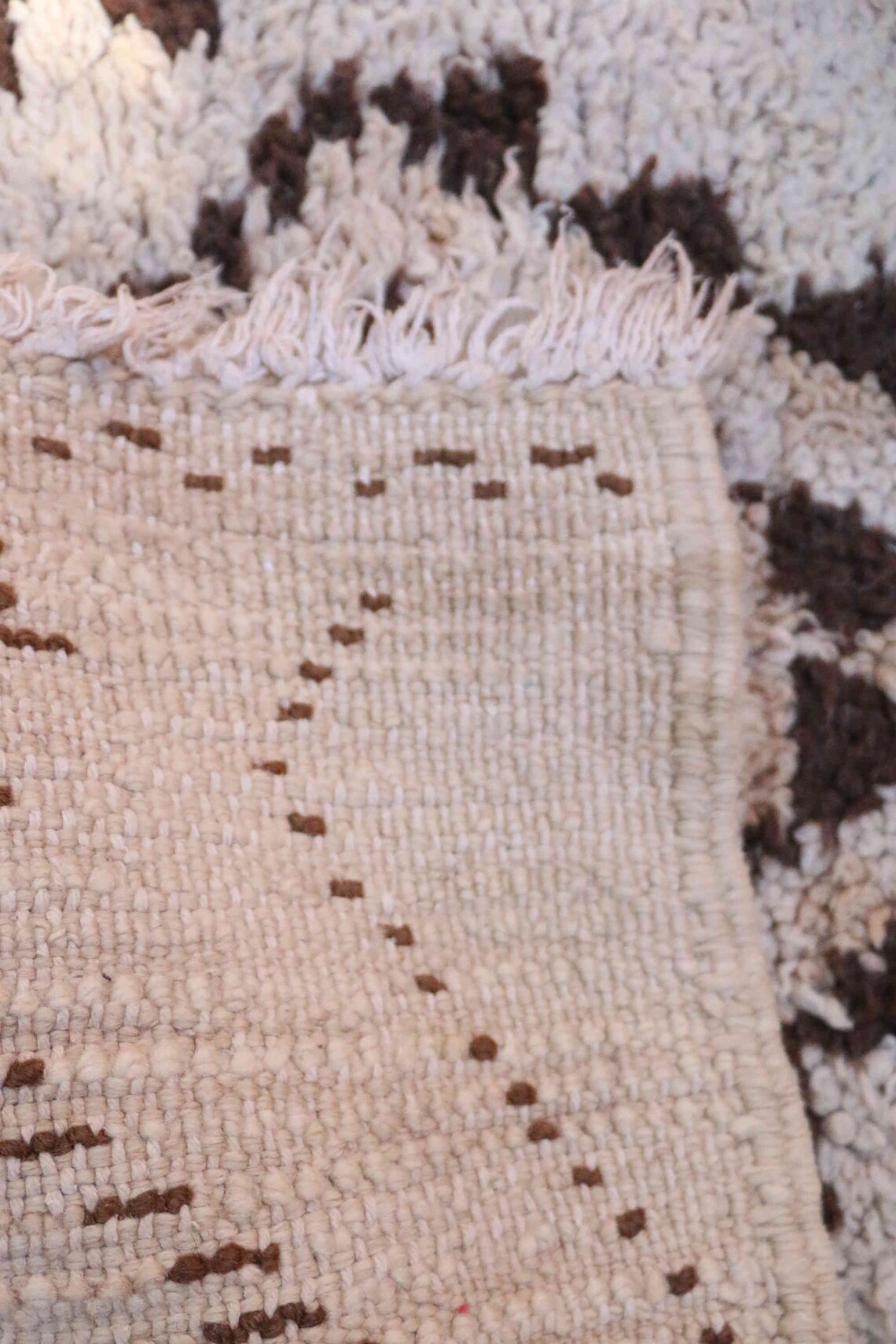 3 x 7 Fuß Vintage Azilal Teppiche Beige Tribal abstrakt | Etsy