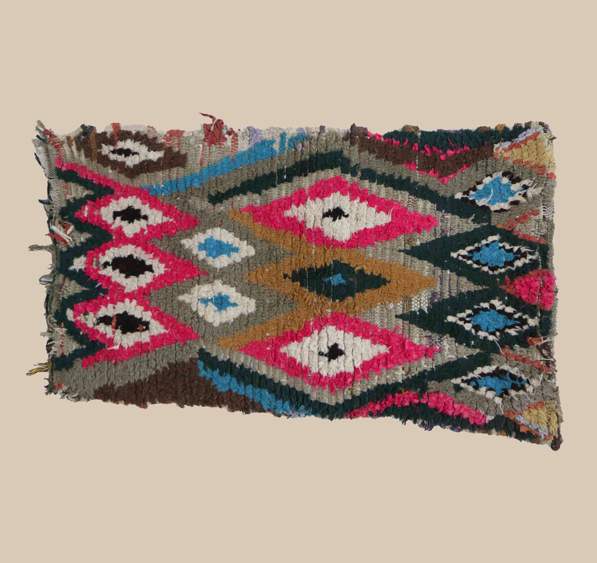 Moroccan 5x7 feet Colorful Rug Authentic Moroccan Runner Moroccan 5x7 feet Colorful Rug Authentic Moroccan Runner