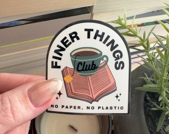 Sticker club The Office Finer Things | Sticker culture pop