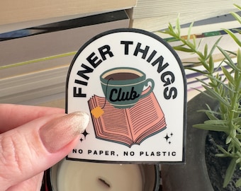 The Office Finer Things Club Sticker | Pop Culture Decal