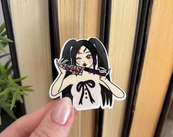 Pegatina de Adeline inquietante / Pegatina de romance oscuro de Sibby / Pegatina de romance oscuro / Pegatina de El asunto de Satanás / Romance oscuro / Pegatina de Kindle de Smut