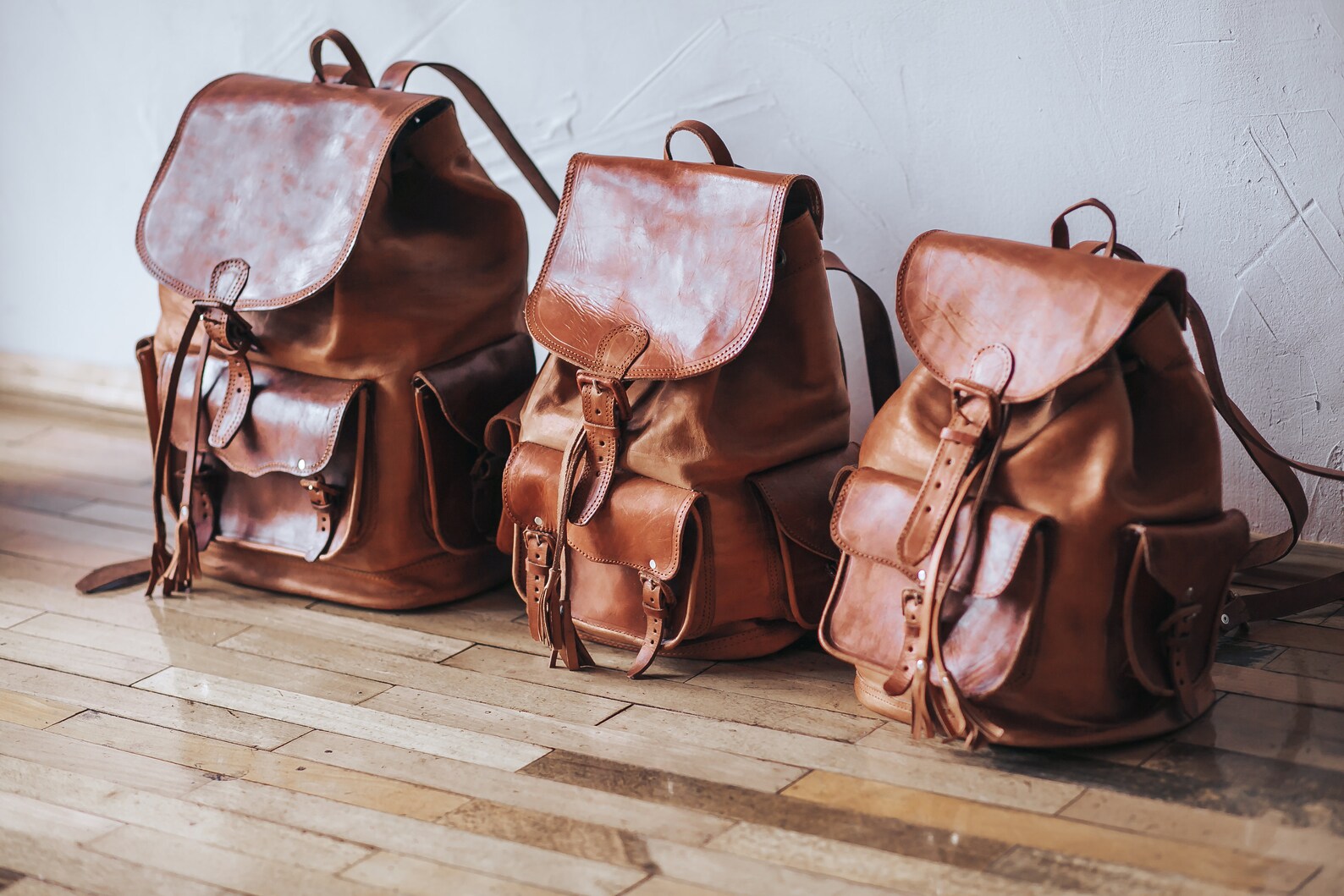 Leather Backpack Purses and Bags Leather Purse Leather Etsy