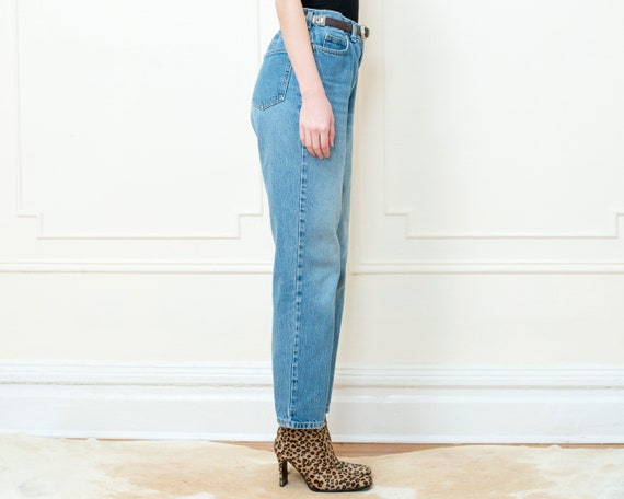90s gap light blue faded straight leg jeans / 30 … - image 5