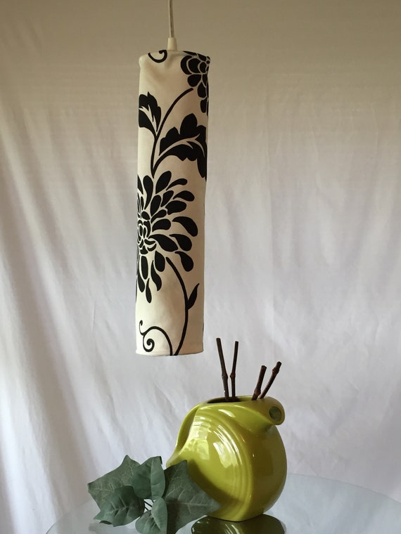 Lampshade Shabby Chic Black And White Floral Bedroom Nursery