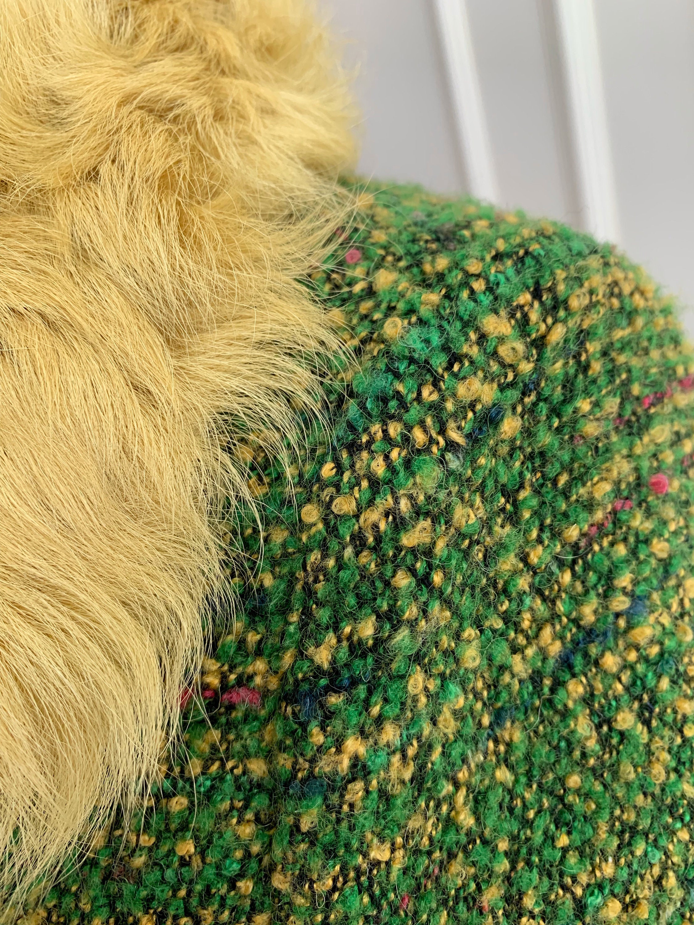supreme コート　Fur Collar Tweed Coat Supreme Fur Collar Car Coat (FW22) - $498