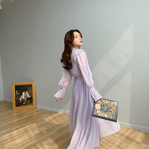 lavender long sleeve dress Azazie Norah Chiffon Bridesmaid Dresses %20The%20product%20images%20(without%20model)%20are%20closest%20to%20the%20true%20color%20of%20the%20item Mr. Water New York Romantic